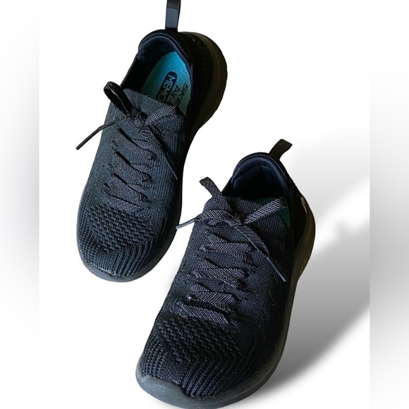 SKECHERS Ultra Flex 2.0 30277L-BBK Black Skechers-Knit Slip On Sneakers … - Picture 3 of 12